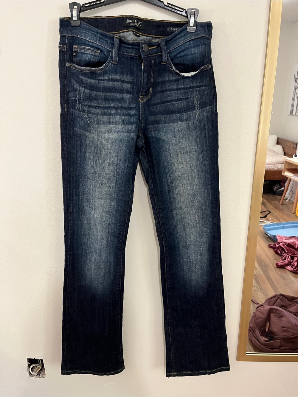 Judy Blue Dark Blue Bootcut Stretch Jeans